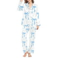 thumbnail image 3 of BILIKEYU Women's Leisure Loose Imitation Pajama Set, Lounge Sets for Women, Fleece Pajamas Women, Womens Loungewear Set, 3 of 3