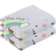 thumbnail image 2 of Dreamtimes Face Hand Towel Set Little Unicorn Mermaid Cotton Washcloths, Ultra Soft and Highly Absorbent,Decorative Fingertip Face Towel for Bathroom Hotel- Pack of 2, 2 of 7