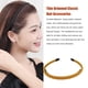 thumbnail image 5 of Minnieouse Accesorios para el cabello con clásico elástico Simple diadema ropa accesorio a juego ducha diadema para mujer adulta femenino Accesorio para el cabello Amarillo Minnieouse AP010553-11B, 5 of 6