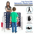 thumbnail image 6 of Costway Jumbo 4-to-Score 4 in A Row Giant Game Set Indoor Outdoor Adults Kids Family Fun, 6 of 12