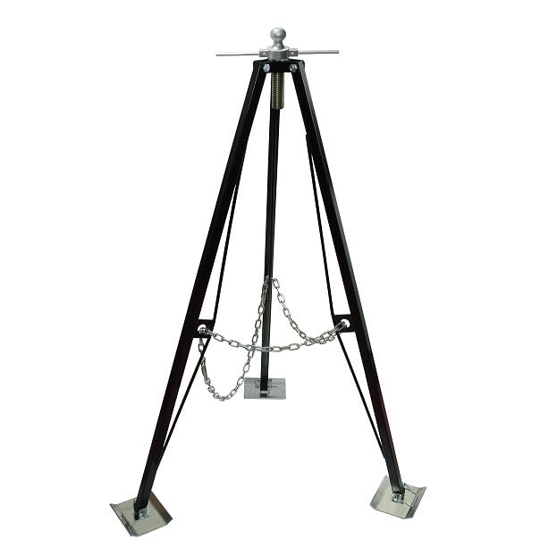 Ultra-Fab Gooseneck Trailer Stabilizer Jack Stand 19-950450 Use To Stabilize Trailer While Parked; Up To 5000 Pound Capacity; 31 To 54 Inch Height; Steel; Single