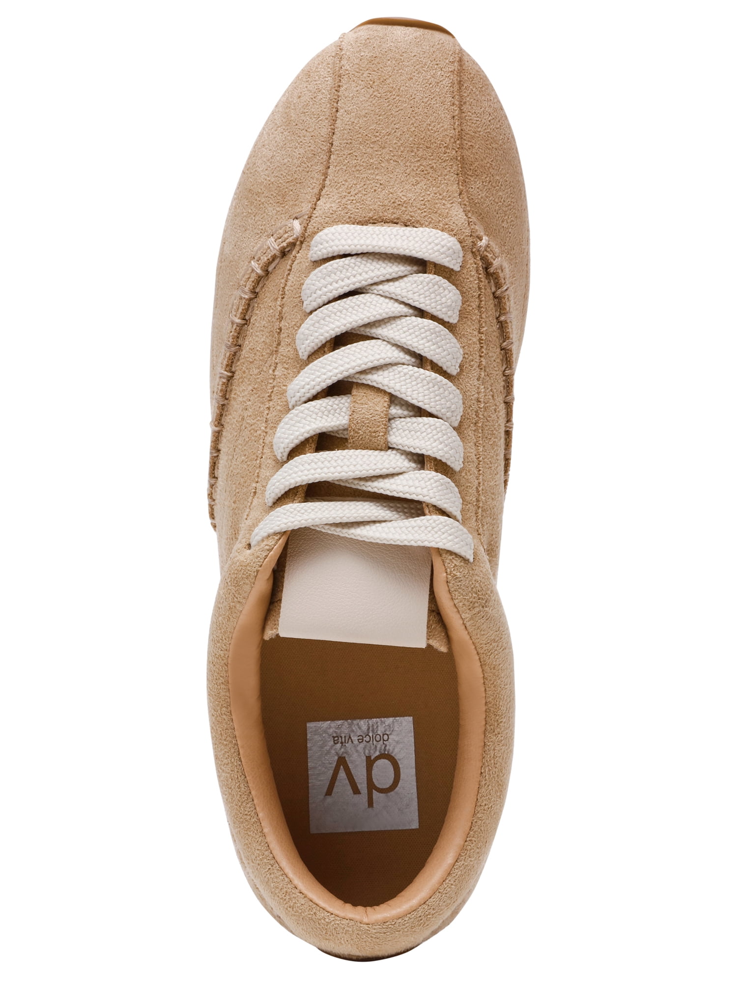 DV Dolce Vita Women's Farrah Lace-Up Low Profile Sneaker