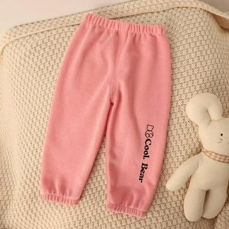 

Kids Cotton Pants Winter Trousers Baby Bottoms Sweatpants For Boys Girls 1-5 Years