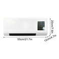 thumbnail image 2 of FYHALE 8000 btu Mini Split Air Conditioner, Cools Up to 350 Sq.Ft, Energy Efficient Ductless Wall-mounted Conditioner, Heat and AC Unit Combo, Fits Bedroom, Study, Office, 2 of 6