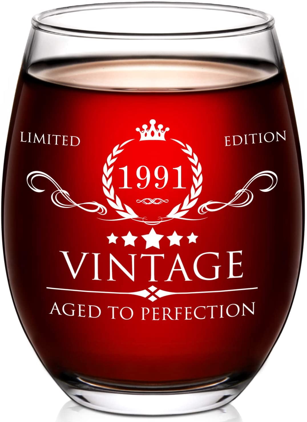30th Birthday Gifts For Women And Men 15oz Wine Glass 30th Birthday