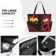 thumbnail image 3 of Disketp Red And Black Abstract Skull Bolsa de Playa de Gran Capacidad, Bolso Impermeable y a Prueba de Arena para Mujer, Ideal para Playa, Piscina y Natación, 3 of 7