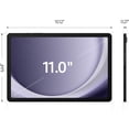 thumbnail image 2 of SAMSUNG Galaxy Tab A9+ 10.9 inch 128GB Android WiFi Tablet, Big Screen, Quad Speakers, Upgraded Chipset, Multi Window Display, Slim, Light, Durable Design, Graphite with Mazepoly Accessories, 2 of 5