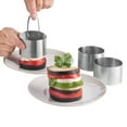 thumbnail image 3 of 1 Stücke Edelstahl Mousse Kochen Präsentation Dessert B1H8 Ring Sushi L4E2 Form R4G2 N0B4, 3 of 6