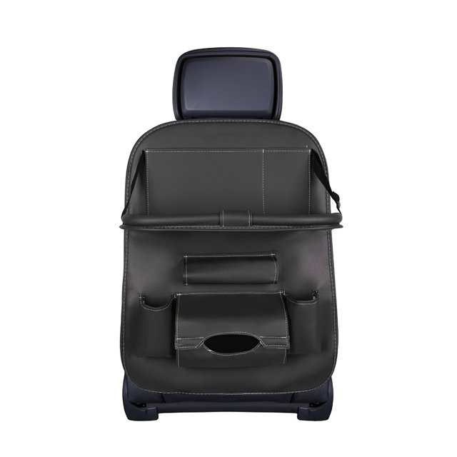 Organizador De Asiento De Coche, Bolsa De Almacenamiento, Organizador De Respaldo De Asiento De Coche Con Estante Plegable, Soporte Para Bebidas Con Múltiples Bolsillos Moyic VI009115-01