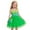 C-11136Green, variant on TEDOYE Girls Dresses O-Neck Casual Summer Outfits Toddler Kids Fashion Sleeveless Dress With Mesh Skirt Star Moon Design For Daily Wear Age 3 9 Leisure Wear, 8-9 Years