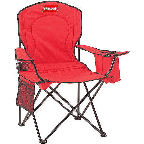 image: Coleman Oversized Quad Chair with Cooler Pouch