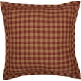thumbnail image 2 of VHC Brands Ninepatch Star Thanksgiving Text Square Bedroom Decor, Home Pillow, 12x12, 2 of 4