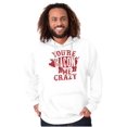 thumbnail image 5 of You're Bacon Me Crazy Meat Lover Hoodie Sweatshirt Women Men Brisco Brands M, 5 of 6