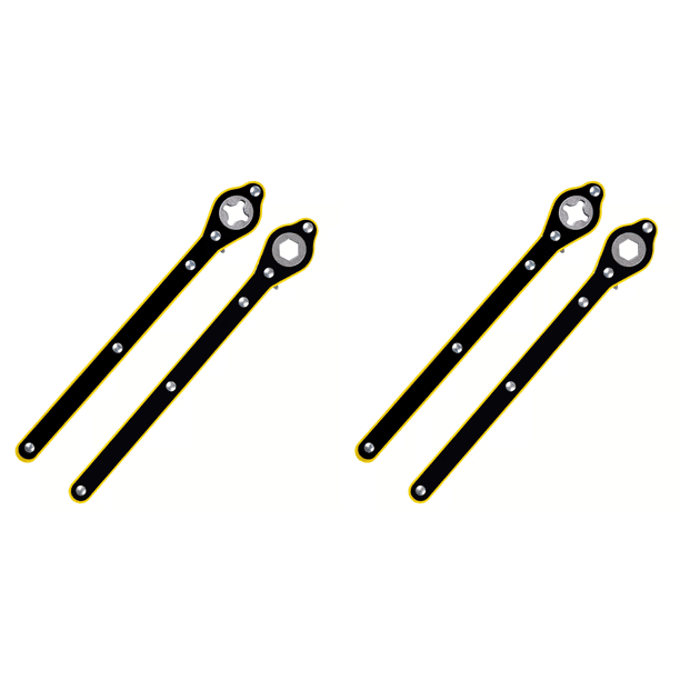 Llave inglesa, paquete de 2, herramienta de reparación de mango de rueda de neumático, orejeta de rueda para coche, SUV, sedán, furgoneta
