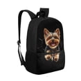 thumbnail image 2 of Uourmeti Large Capacity Backpack for Work Travel, 17 Inch Smooth Zipper School Backpack, Running Dog Pattern, 2 of 6