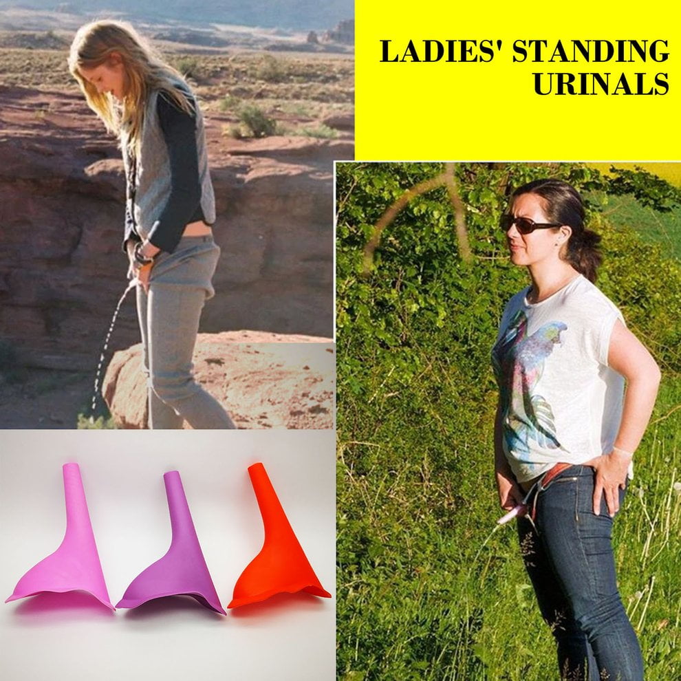 Portable Female Ladies Woman She Urinal Urine Wee Funnel Camping Travel Loo 