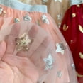 thumbnail image 5 of WOYY Little Girls Sequin Embroidery Tutu Skirt Kids Mesh Party Ballet Skirt, Sizes 5-6, 5 of 7
