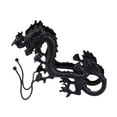 thumbnail image 3 of Soporte para botellas de vino con forma de dragón, soporte de hierro para mesa, estante para vinos, decorativo para mesa, encimera, fiesta, regalos para el hogar para hombres Negro, 3 of 10