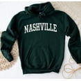 thumbnail image 6 of NASHVILLE Graphic Unisex Fleece Hooded Sweatshirt, 6 of 6
