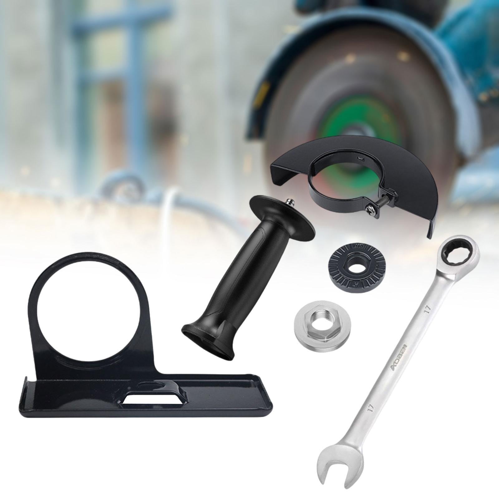 Fzaqwen Angle Grinder Cutting Base 45mm Mount Angle Grinder Protection Cover Upgrade Set