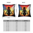 thumbnail image 2 of Attack On Titan Square Pillow Case Pillow Holder Soft Decorative Pillow Sham Cushion Cases Pillowcase 18"X18", 2 of 7