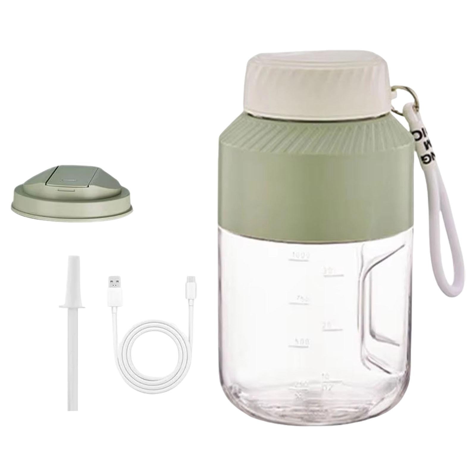 Esquirla Portable Juicer Blender Sports Bottle Multifunctional for Sports Office Double Lid