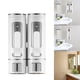 thumbnail image 5 of Naiovety Dispensador de jabón de 400ML, dispensador de jabón líquido transparente, dispensador de jabón de plástico/botella para cocina y baño Juegos de accesorios de baño No.2 Naiovety HA024584-02, 5 of 6