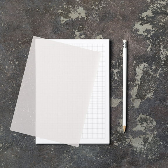Supvox One-Side Transfer Paper for Drawing, White Tracing Paper, Suitable for DIY Projects