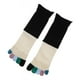 thumbnail image 5 of Calcetines con cinco dedos para mujer Calcetines con punta tubo a media pantorril - Colores Negro Macarena Calcetines Five Fingers, 5 of 8