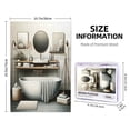 thumbnail image 4 of 1000 PCS European Style Bathroom Scene Jigsaw Puzzles 1000 Pieces,Family Leisure And Entertainment,Home Wall Decor,Relieve Stress And Enjoy The Fun Of Solving Puzzles,Adults Wooden Puzzle, 4 of 6