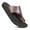 Brown, variant on Neritic Split Toe Arch Support Slide Sandals For Women