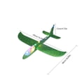 thumbnail image 5 of Throwing Airplane Children Toy Gliding Aircraft Model Night Light Broken-Resistant Foam Plane, Green, 5 of 9