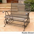 thumbnail image 4 of Pemberly Row Causeuse Berçante de Patio en Fer, Bronze, 4 of 5