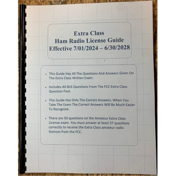 MFJ-3215 Ham Radio QUICK STUDY GUIDE EXTRA