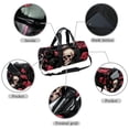 thumbnail image 2 of Rose Multifunctional Sports Bag for Basketball, Carry-on, Yoga, and Gym - Size 17.7 Inches, with Interior Zipper Pocket and Large Capacity, 2 of 6