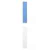 2Pieces Badminton Racquet Edge Protection PU Tape Self Adhesive 25cm x 1.6cm Blue and White