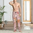 thumbnail image 2 of Pofeuu Beautiful Fox Print Men's Pajama Pants, Soft Lounge Pajama Pants with big pockets for Men Plaid Pj Bottoms-X-Large, 2 of 6