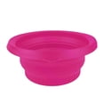 thumbnail image 2 of Lavabo plegable, cubo de hielo redondo de silicona, cesta para lavar platos multiusos, recipiente de almacenamiento plegable para senderismo, camping,, 2 of 8