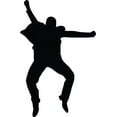 thumbnail image 2 of Freestyle Break Dance Silhouette Wall Decal by Wallmonkeys Peel and Stick Graphic (18 in H x 12 in W) WM247428, 2 of 4
