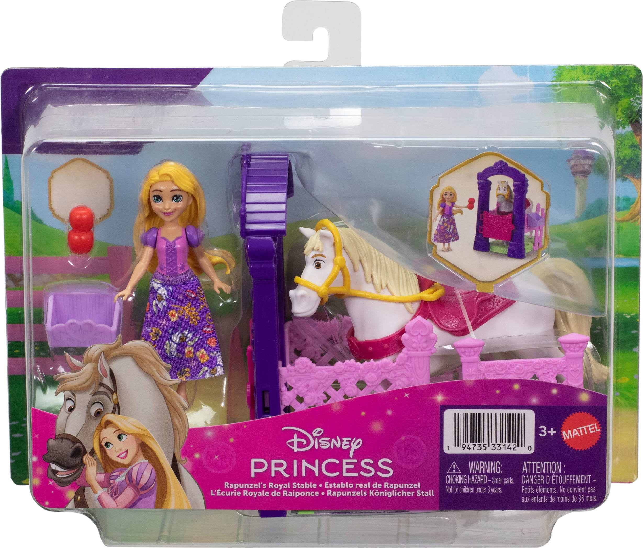 Disney Princess Disney Frozen Storytime Stackers Set w/ Small Doll, Horse or Companion & Accessories