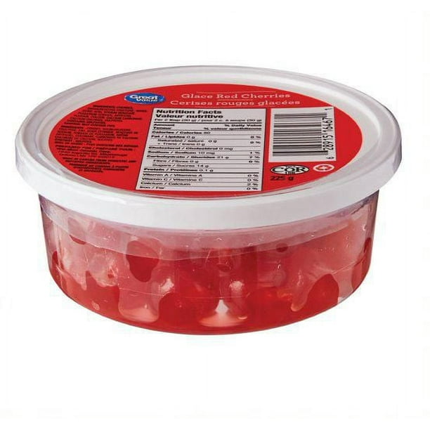 Cerises rouges glacées de Great Value 225 g