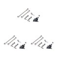 thumbnail image 4 of QualitChoice 1/28 Télécommande Voiture Bras Servo Mount Liaison Tige Réparation Argent 3Ensemble, 4 of 6