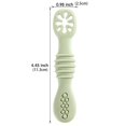 thumbnail image 3 of XKHAZA Baby Led Weaning Spoons| Silicone Baby Spoons Self Feeding Utensils, Toddler Infant Feeding Spoon First Stage, 3 of 5