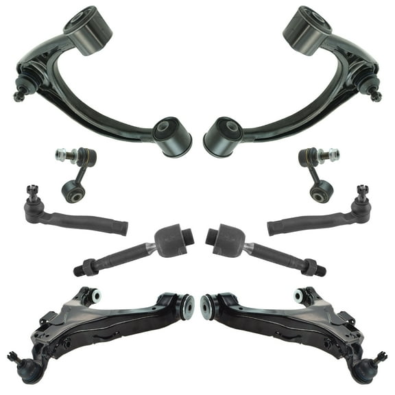 TRQ Front Control Arm Ball Joint Sway Link Tie Rod Steering Suspension Kit 10pc PSA70030 Fits select: 2007-2019 TOYOTA TUNDRA, 2008-2019 TOYOTA SEQUOIA