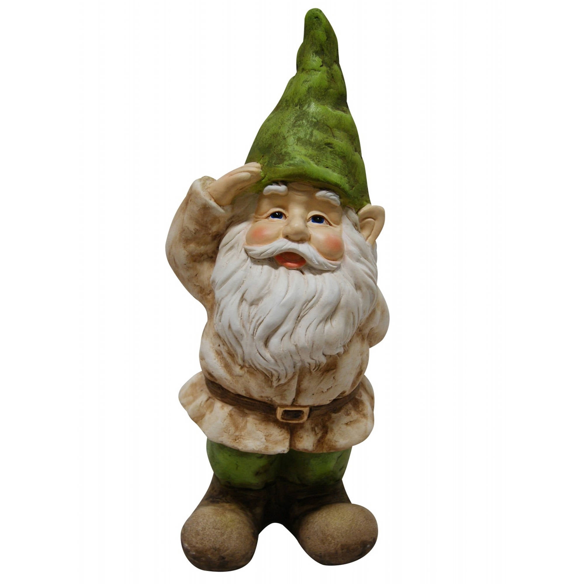 Gnome Saluting Statue by Alpine Corp
