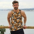 thumbnail image 6 of Picia Dogs Different Breeds Printed Men’s Performance Tank, Men's Workout Tank Top Moisture-Wicking Tank Top Muscle tee, Breathable Workout Shirt-Small, 6 of 7