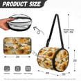 thumbnail image 5 of SEANATIVE Vintage Sunflower Hanging Toilet Paper Holder for Home Office Washable Round Paper Towel Bag Tissue Box Cover Household Accessories Car Paper Organizer Dispenser, 5 of 7