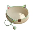 thumbnail image 2 of Cat Beds for Indoor Cats Washable Cat Bed Cave Cat Bed Enclosed Cat Cave Bed Cat Scratcher Bed Cat Scratcher Pad Durable Cozy Rest Spot Interactive Entertainment Green, 1 Pack, 2 of 6