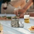 thumbnail image 5 of Yayeee Ashtray with Lid for Cigarette Smokeless Stainless Steel Home Ash Holder, Black Lines, 5 of 7