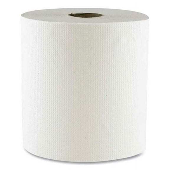 Boardwalk 8 in. x 700 ft. Hard Wound Towel, White - Case of 6